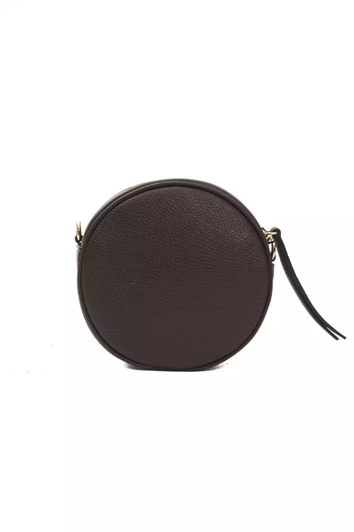 Pompei Donatella Brown Leather Women Crossbody Bag - ClickThatClicks 