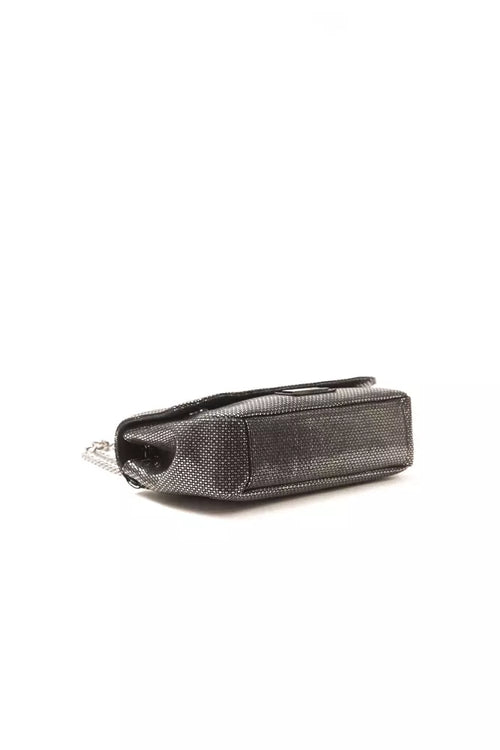 Pompei Donatella Gray Leather Women Crossbody Bag - ClickThatClicks 