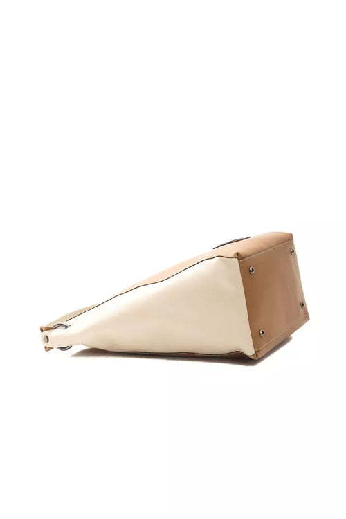 Pompei Donatella Brown Leather Women Shoulder Bag - ClickThatClicks 