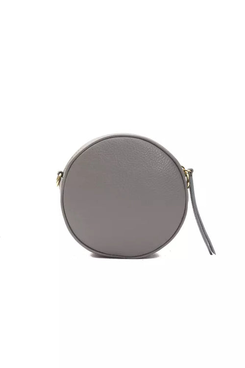 Pompei Donatella Gray Leather Women Crossbody Bag - ClickThatClicks 