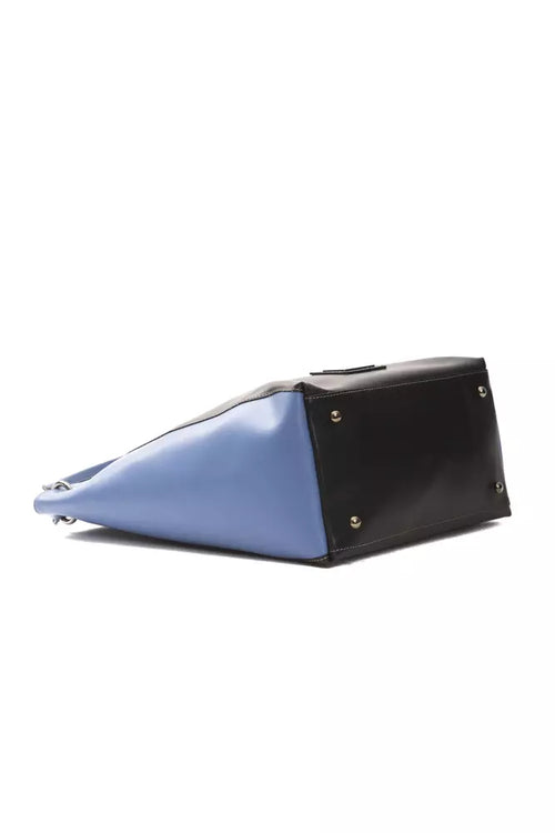 Pompei Donatella Black Leather Women Shoulder Bag - ClickThatClicks 