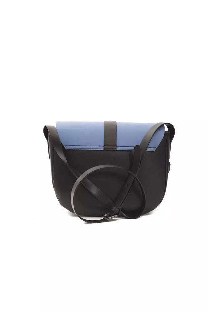 Pompei Donatella Blue Leather Women Crossbody Bag - ClickThatClicks 