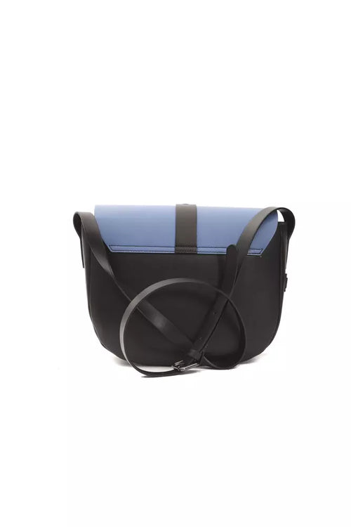 Pompei Donatella Blue Leather Women Crossbody Bag - ClickThatClicks 