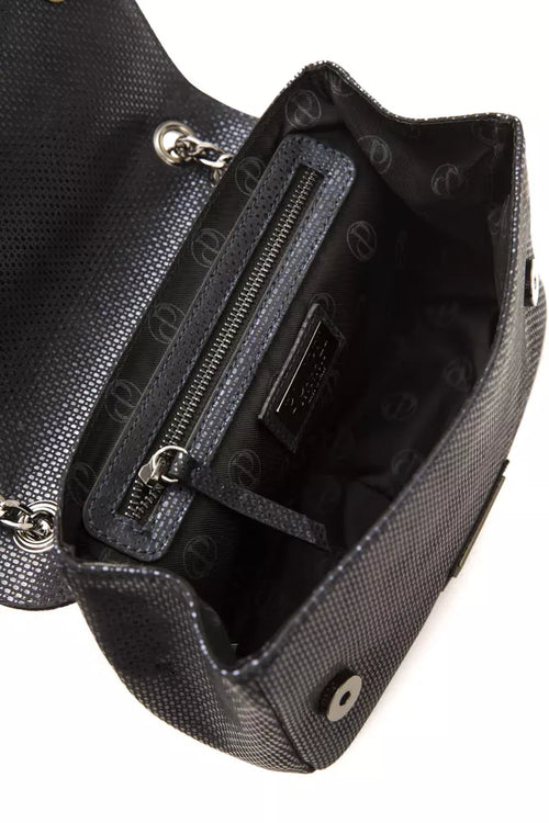 Pompei Donatella Blue Leather Women Crossbody Bag - ClickThatClicks 