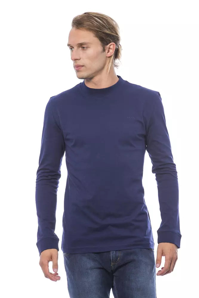 Verri Blue Cotton Sweater