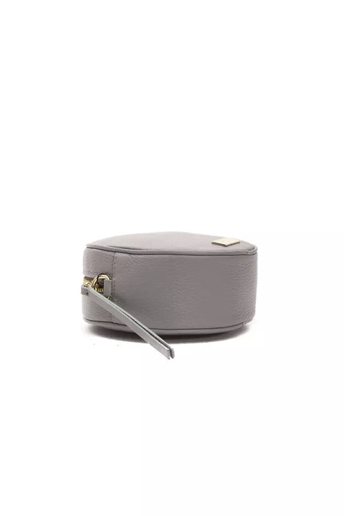 Pompei Donatella Gray Leather Women Crossbody Bag - ClickThatClicks 