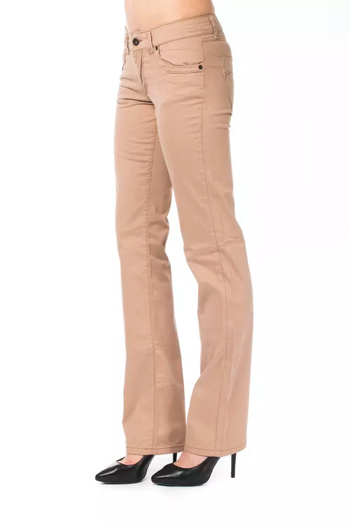Ungaro Fever Beige Cotton Women's Jean - ClickThatClicks 