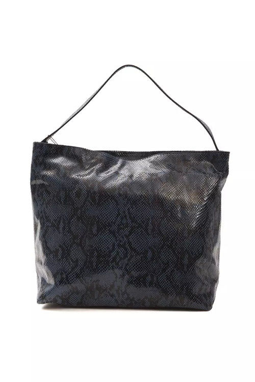 Pompei Donatella Blue Leather Women Shoulder Bag - ClickThatClicks 