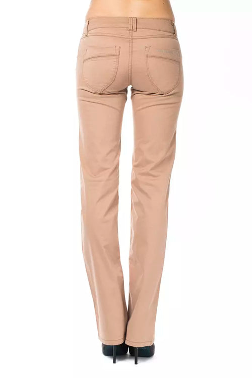 Ungaro Fever Beige Cotton Women's Jean - ClickThatClicks 