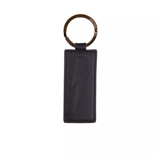 Neil Barrett Blue Leather Men's Keychain - ClickThatClicks 