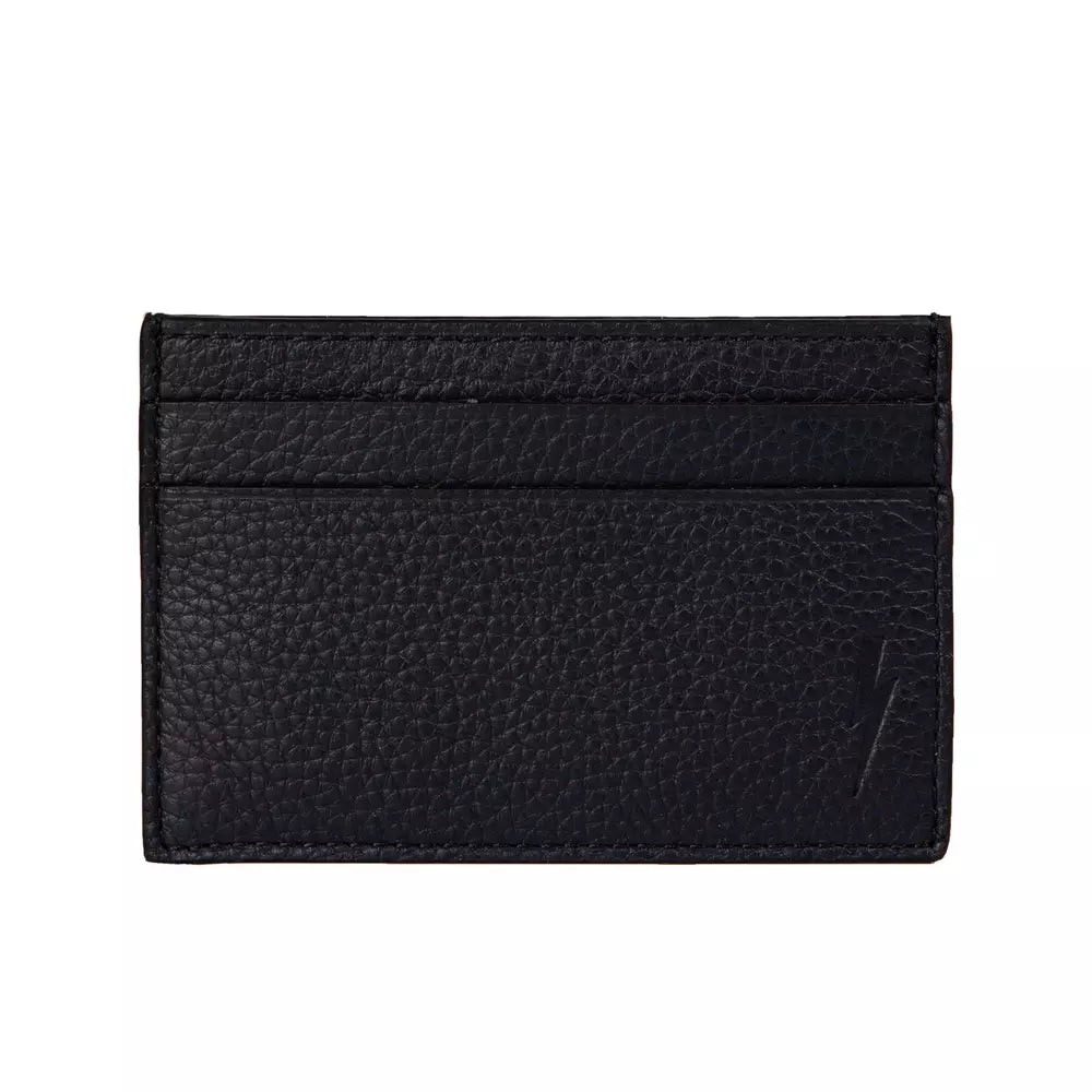 Neil Barrett Black Leather Men Wallet - ClickThatClicks 