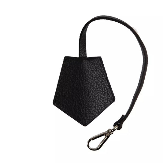 Neil Barrett Black Leather Men Keychain - ClickThatClicks 