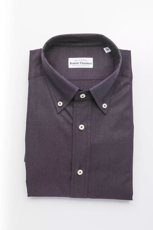Robert Friedman Black Cotton Men's Shirt - ClickThatClicks 