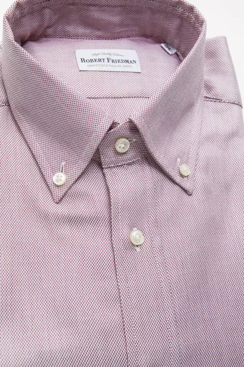 Robert Friedman Red Cotton Men's Shirt - ClickThatClicks 