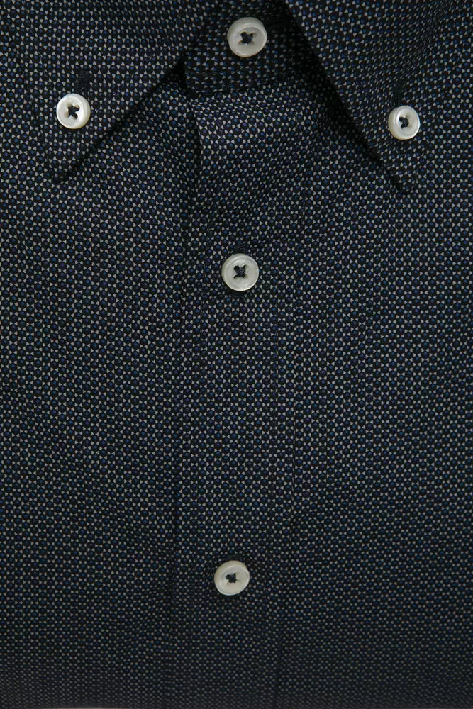 Robert Friedman Black Cotton Men Shirt - ClickThatClicks 
