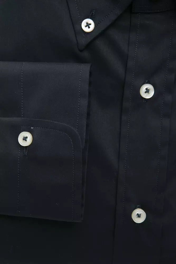 Robert Friedman Black Cotton Men Shirt - ClickThatClicks 