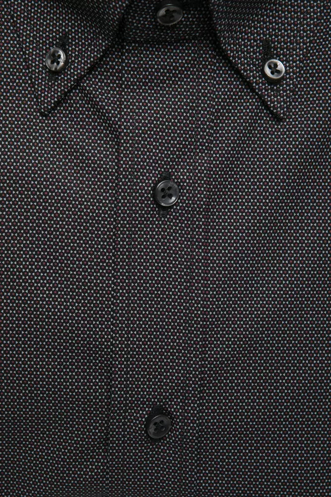 Robert Friedman Black Cotton Men's Shirt - ClickThatClicks 