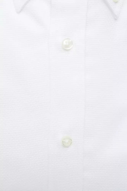 Robert Friedman White Cotton Men's Shirt - ClickThatClicks 