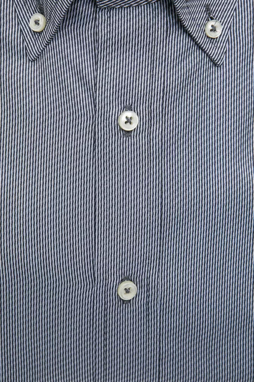 Robert Friedman Blue Cotton Men's Shirt - ClickThatClicks 