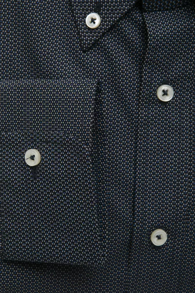 Robert Friedman Black Cotton Men Shirt - ClickThatClicks 
