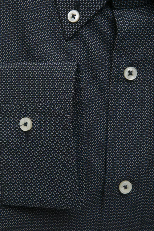 Robert Friedman Black Cotton Men Shirt - ClickThatClicks 