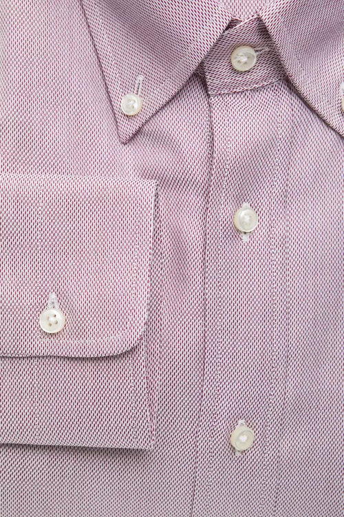 Robert Friedman Red Cotton Men's Shirt - ClickThatClicks 