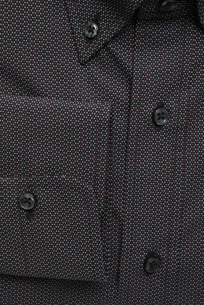 Robert Friedman Black Cotton Men's Shirt - ClickThatClicks 