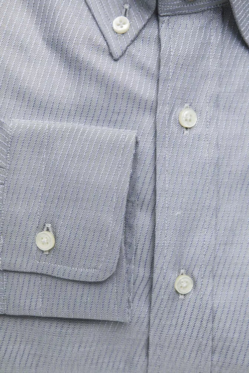 Robert Friedman Beige Cotton Men Shirt - ClickThatClicks 