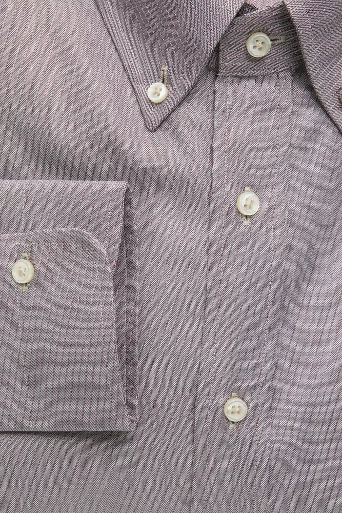 Robert Friedman Beige Cotton Men Shirt - ClickThatClicks 