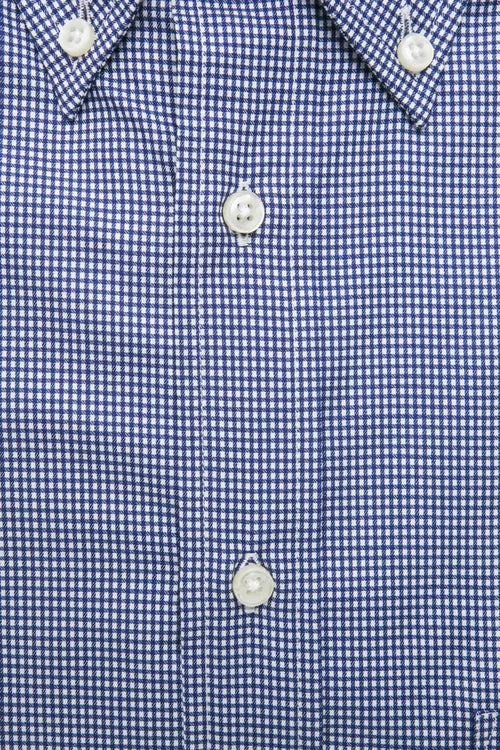Robert Friedman Blue Cotton Men's Shirt - ClickThatClicks 
