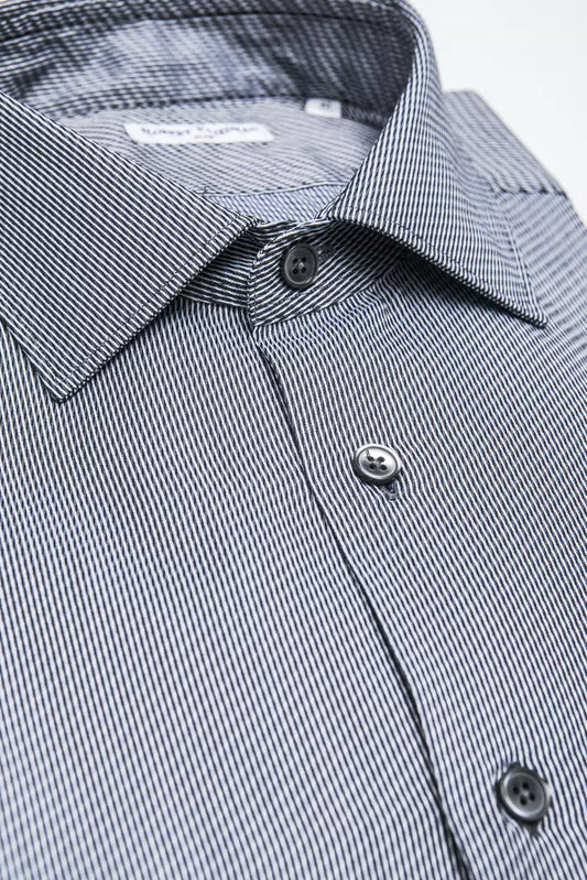Robert Friedman Blue Cotton Men Shirt - ClickThatClicks 