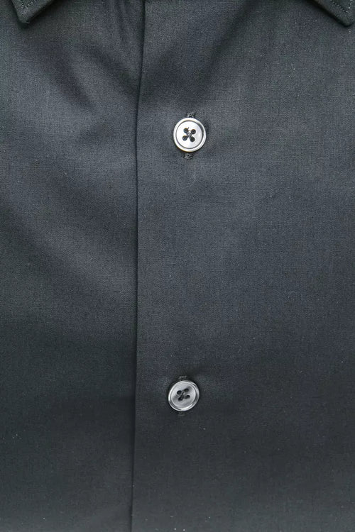 Robert Friedman Black Cotton Men's Shirt - ClickThatClicks 