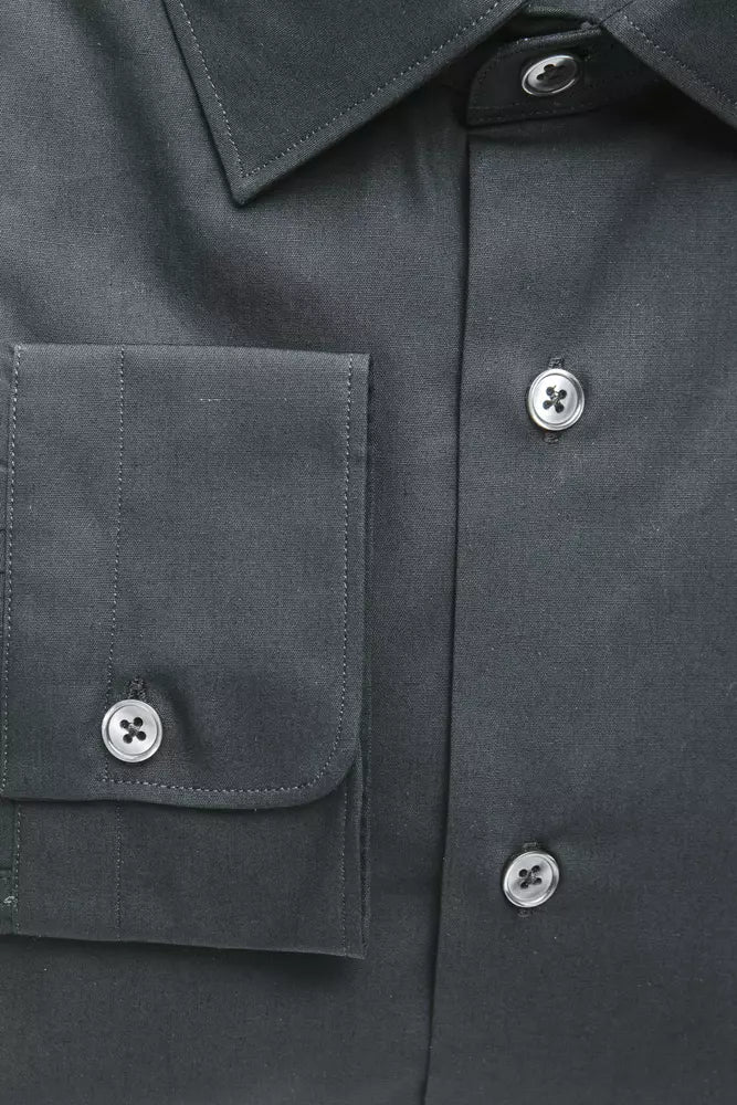 Robert Friedman Black Cotton Men's Shirt - ClickThatClicks 