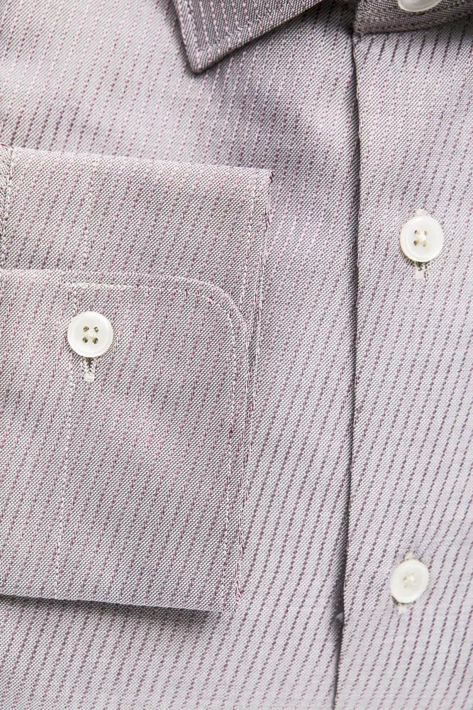 Robert Friedman Beige Cotton Men Shirt - ClickThatClicks 