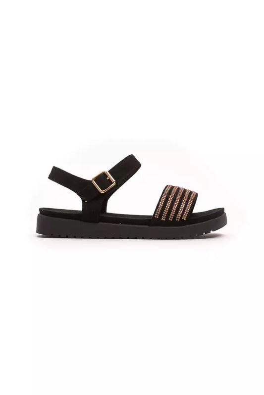 Péché Originel Gold Textile Women Sandal - ClickThatClicks 