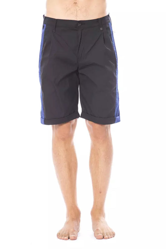 Verri Black Cotton Men's Casual Short - ClickThatClicks 