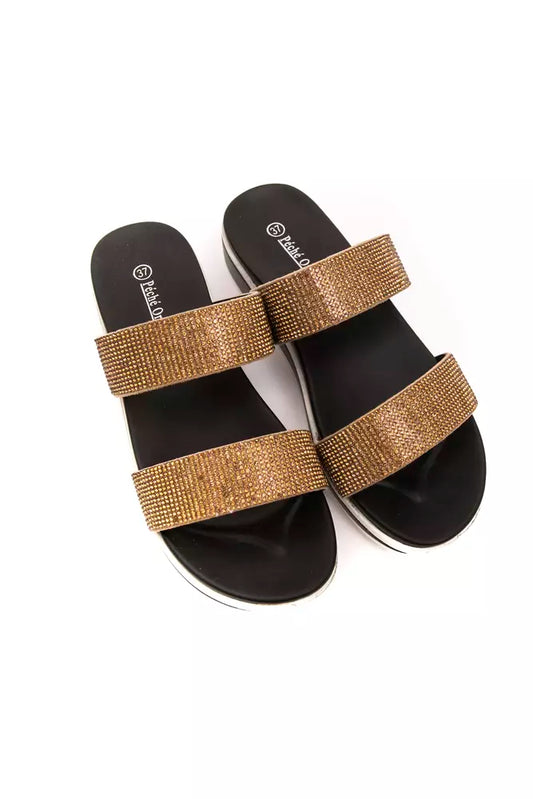 Péché Originel Beige Textile Women Sandal - ClickThatClicks 