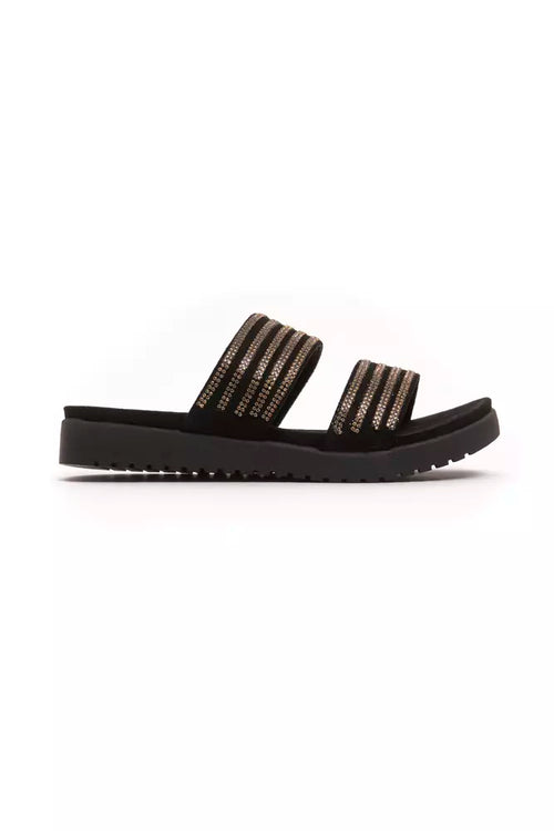 Péché Originel Gold Textile Women Sandal - ClickThatClicks 