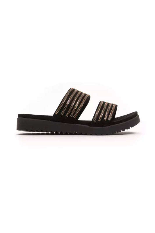 Péché Originel Gold Textile Women Sandal - ClickThatClicks 
