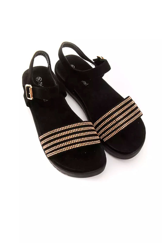 Péché Originel Gold Textile Women Sandal - ClickThatClicks 