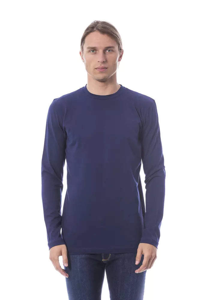 Verri Blue Cotton Men T-Shirt - ClickThatClicks 