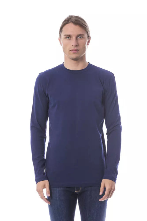 Verri Blue Cotton Men T-Shirt - ClickThatClicks 
