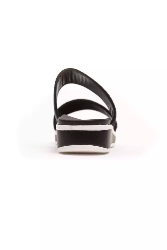 Péché Originel Black Textile Women Sandal - ClickThatClicks 