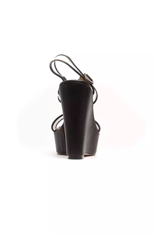 Péché Originel Black Polyethylene Women Sandal - ClickThatClicks 