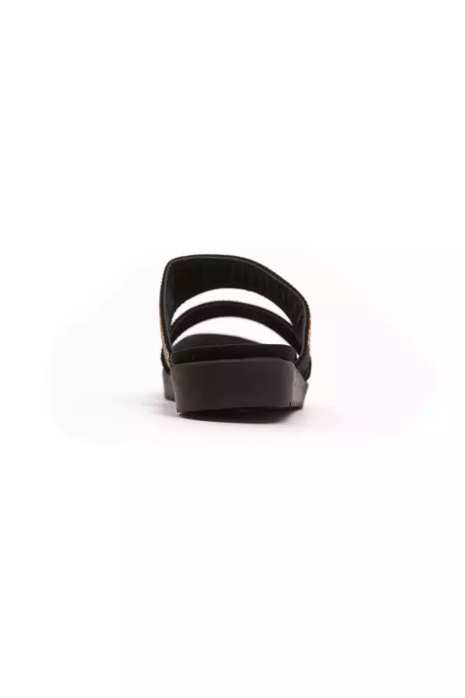 Péché Originel Gold Textile Women Sandal - ClickThatClicks 