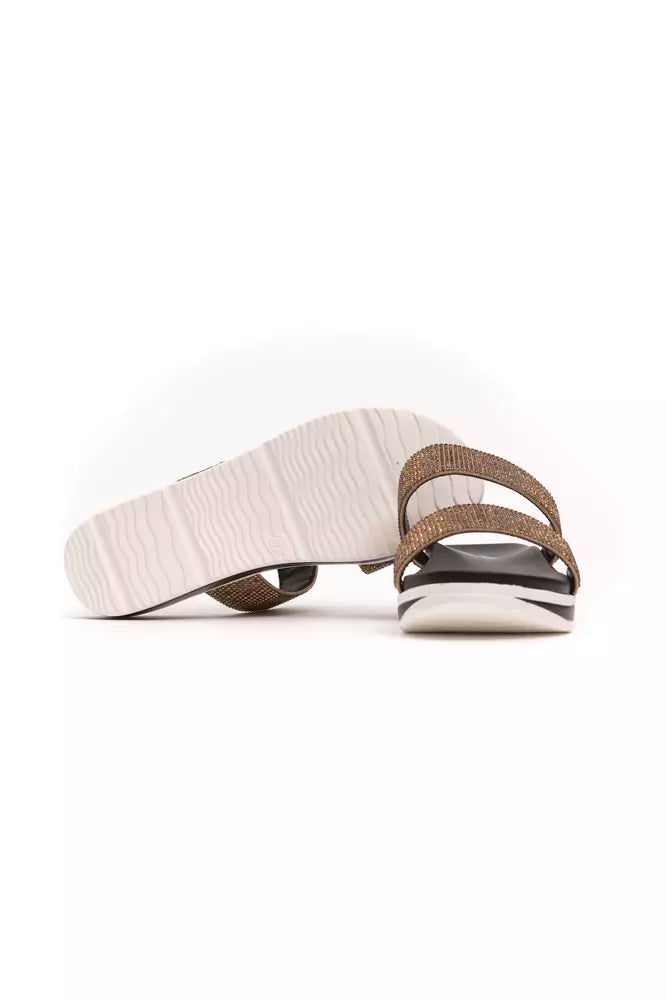 Péché Originel Beige Textile Women Sandal - ClickThatClicks 