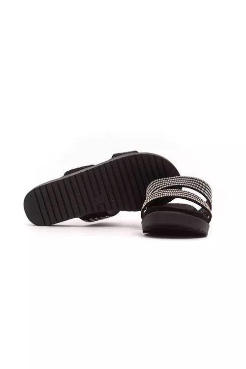 Péché Originel Silver Textile Women Sandal - ClickThatClicks 