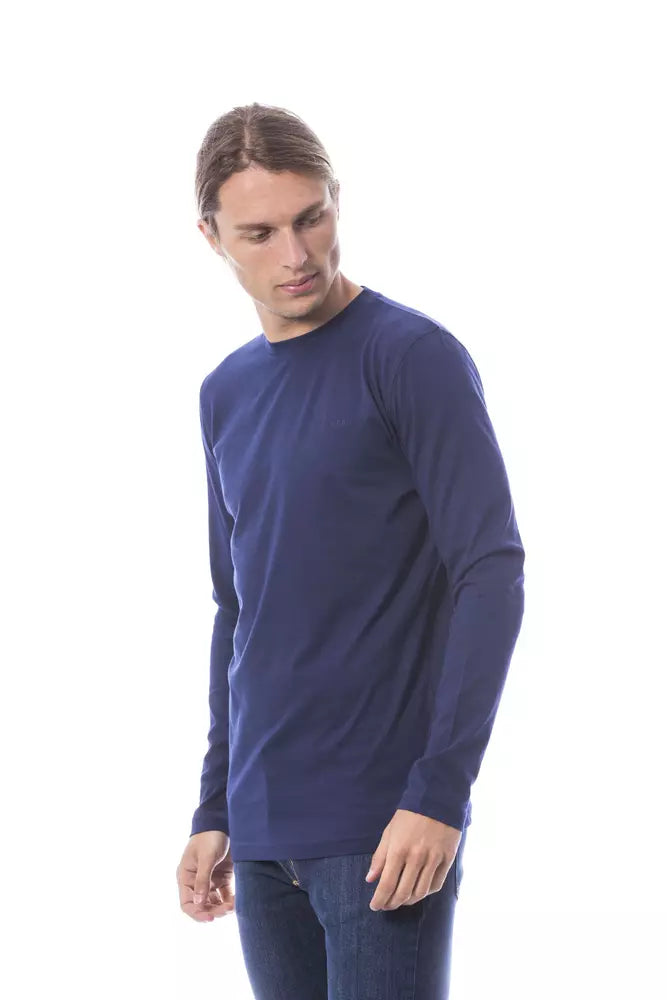 Verri Blue Cotton Men T-Shirt - ClickThatClicks 