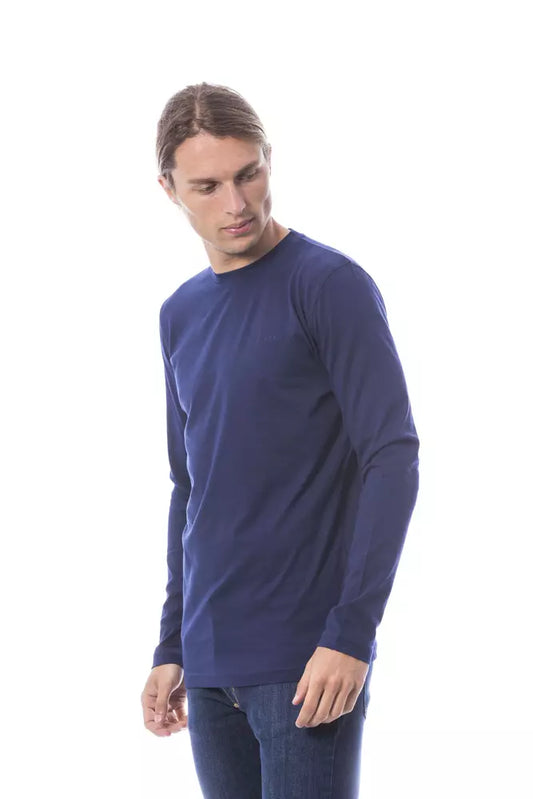 Verri Blue Cotton Men T-Shirt - ClickThatClicks 