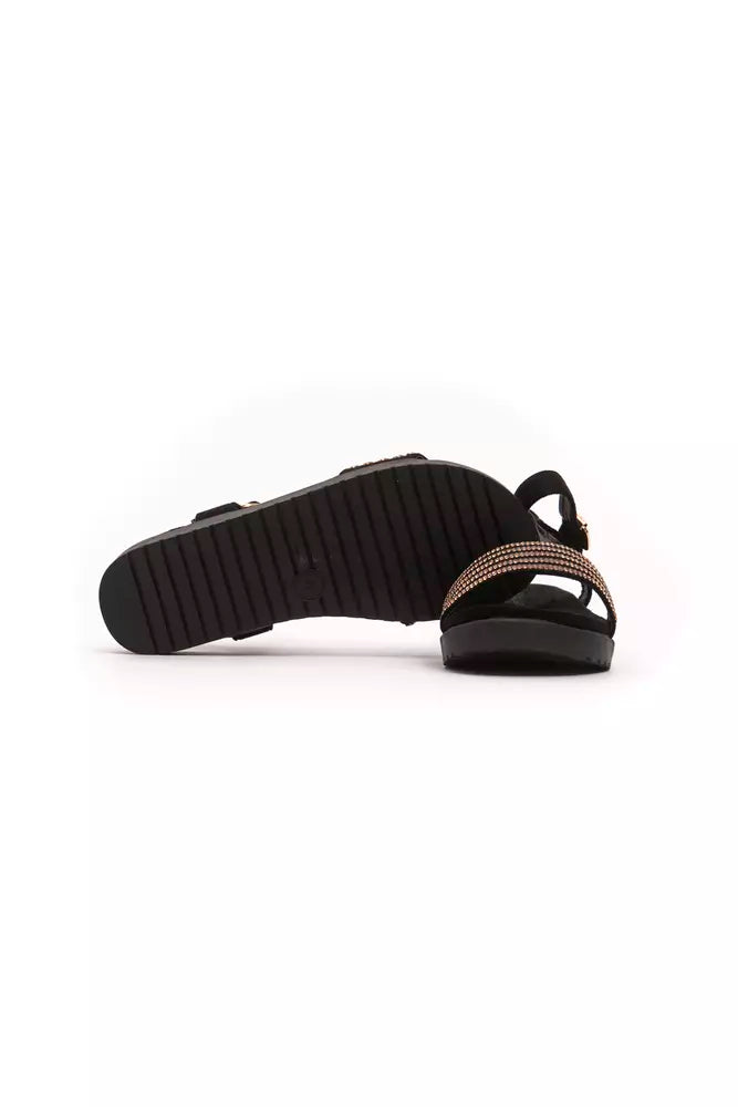 Péché Originel Gold Textile Women Sandal - ClickThatClicks 
